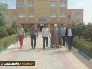 جلسه بحث وتبادل نظر مسئولین محترم دانشکده فنی و کشاورزی پاکدشت با امام جمعه محترم شهرستان پاکدشت 3