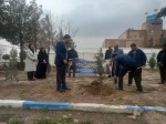 کاشت چهل وشش اصل نهال بمناسبت چهل وششمین سالگرد پیروزی انقلاب اسلامی در دانشکده ملی مهارت کشاورزی پسران پاکدشت 3