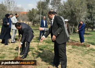 ‌به مناسبت هفته منابع طبیعی و سنت حسنه درختکاری با حضور رئیس دانشگاه ملی مهارت صورت گرفت:
آئین درختکاری و کاشت نهال در محوطه دانشکده دختران دکتر شریعتی تهران
 2