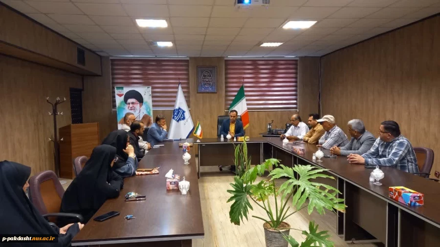 دیدار نوروزی ریاست دانشکده ملی مهارت کشاورزی پاکدشت با کارکنان مرکز 2