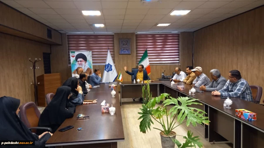 دیدار نوروزی ریاست دانشکده ملی مهارت کشاورزی پاکدشت با کارکنان مرکز 3