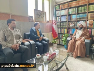 دیدار نوروزی جناب آقای دکتر پور جوان ریاست دانشکده ملی مهارت کشاورزی پاکدشت با امام جمعه محترم شهرستان پاکدشت 3
