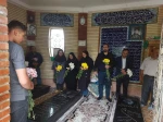 آئین غباررویی مزار شهدا آزاده شهید سرلشکر حسن هداوند میرزایی توسط ریاست دانشکده جناب آقای دکتر پورجوان به همراه دانشجویان وهمکاران 3