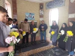 آئین غباررویی مزار شهدا آزاده شهید سرلشکر حسن هداوند میرزایی توسط ریاست دانشکده جناب آقای دکتر پورجوان به همراه دانشجویان وهمکاران 5