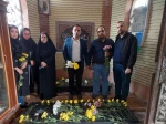 آئین غباررویی مزار شهدا آزاده شهید سرلشکر حسن هداوند میرزایی توسط ریاست دانشکده جناب آقای دکتر پورجوان به همراه دانشجویان وهمکاران 8