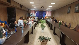 جلسه جناب آقای دکتر پورجوان ریاست دانشکده ملی مهارت کشاورزی پاکدشت با گلکاران شهرستان پاکدشت 4