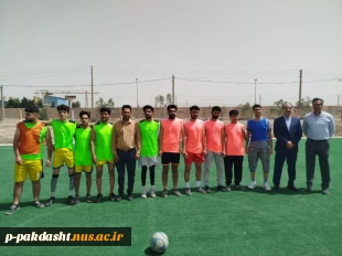 برگزاری مسابقات فوتبال چهار جانبه بین دانشکده ملی مهارت کشاورزی پاکدشت ودانشکده ملی مهارت دماوند 3