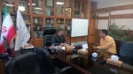 جلسه ریاست دانشکده ملی مهارت کشاورزی پاکدشت جناب آقای دکتر پور جوان با ریاست اداره آموزش وپرورش شهرستان پاکدشت جناب آقای دکتر فتحی 2