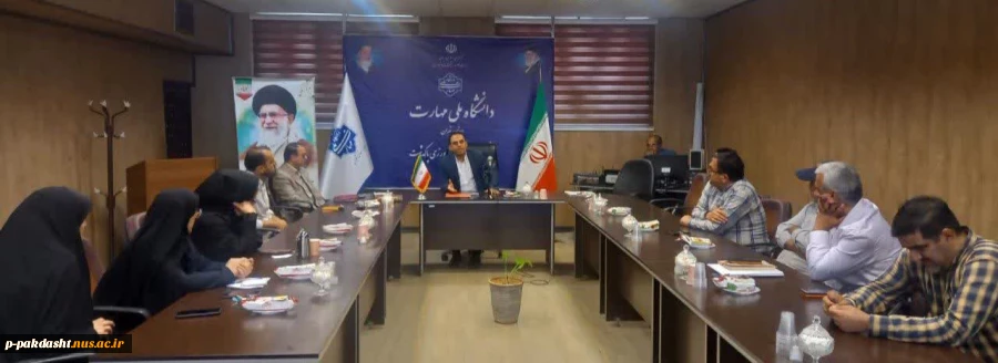 حضور دکتر سید محسن حسینی مقدم مدیر کل دفتر آمایش وگسترش دانشگاه ملی مهارت در مراسم آغاز سال تحصیلی 1404-1405 در دانشکده ملی مهارت کشاورزی پاکدشت 3