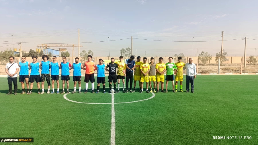 برگزاری مسابقه فوتبال 6 جانبه شهدای دانشجودانشگاه ملی مهارت استان تهران به میزبانی دانشکده ملی مهارت کشاورزی پاکدشت  9