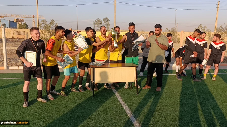 برگزاری مسابقه فوتبال 6 جانبه شهدای دانشجودانشگاه ملی مهارت استان تهران به میزبانی دانشکده ملی مهارت کشاورزی پاکدشت  19