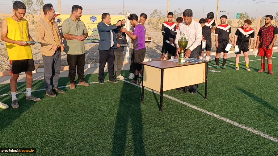 برگزاری مسابقه فوتبال 6 جانبه شهدای دانشجودانشگاه ملی مهارت استان تهران به میزبانی دانشکده ملی مهارت کشاورزی پاکدشت  17