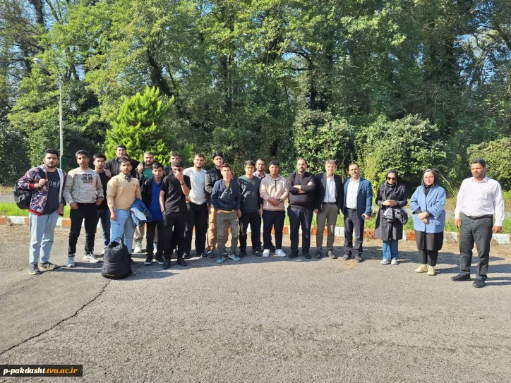 بازدید دانشجویان دانشکده کشاورزی ملی مهارت پاکدشت از مرکز آموزشی کشاورزی مهندس ساعی کلارآباد مازندران