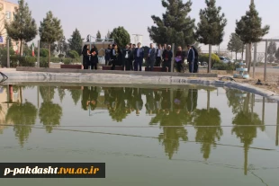 افتتاح کلینیک تخصصی گیاه پزشکی و کلنگ زنی سوله کارگاه ماشین آلات کشاورزی دانشکده ملی مهارت کشاورزی پاکدشت با حضور مسئولین محترم دانشگاه ملی مهارت و شهرستان پاکدشت.  13