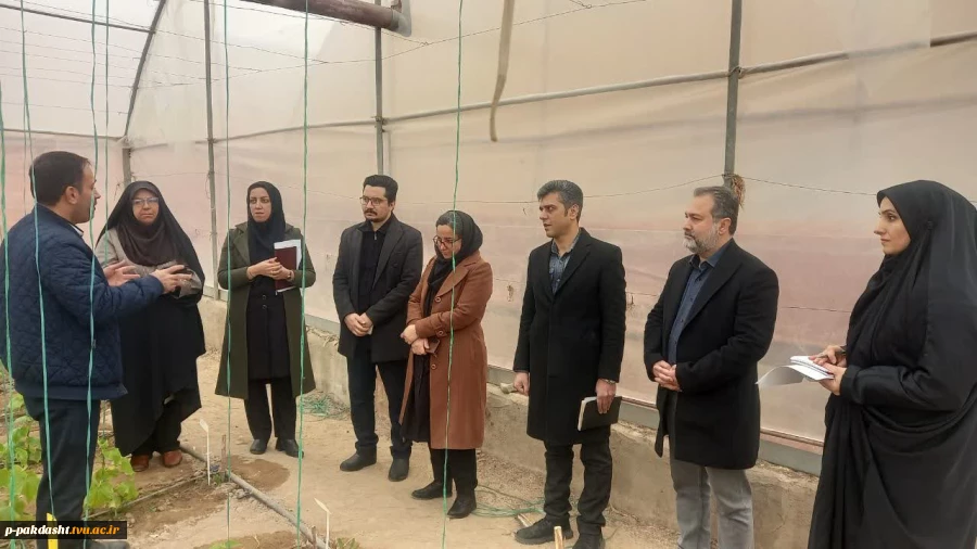 هیات نظارت وارزیابی استان تهران به ریاست سرکار خانم حجازی از دانشکده ملی مهارت کشاورزی پاکدشت بازدید بعمل آوردند 3