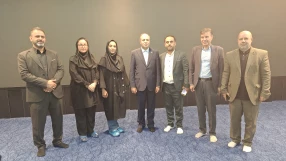 حضور دکتر پورجوان ریاست محترم دانشکده به همراه معاون محترم آقای دکتر اسلامی واساتید محترم در رصد خانه وزارت جهاد کشاورزی با حضور وزیر محترم وزارت جهاد کشاورزی