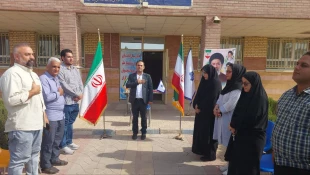 آیین گرامیداشت روز ملی پرچم و ادای احترام به شهدای والامقام در دانشکده ملی مهارت کشاورزی پاکدشت برگزار شد. 3